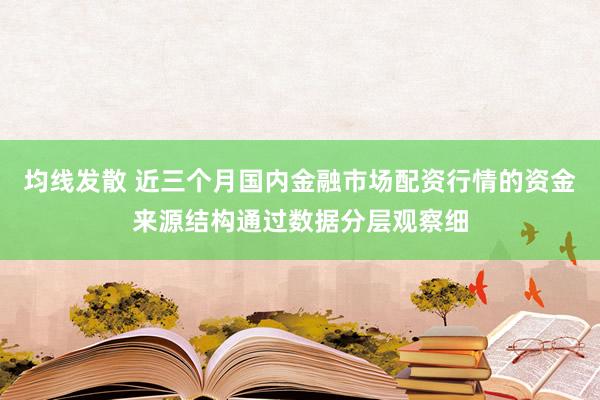 均线发散 近三个月国内金融市场配资行情的资金来源结构通过数据分层观察细