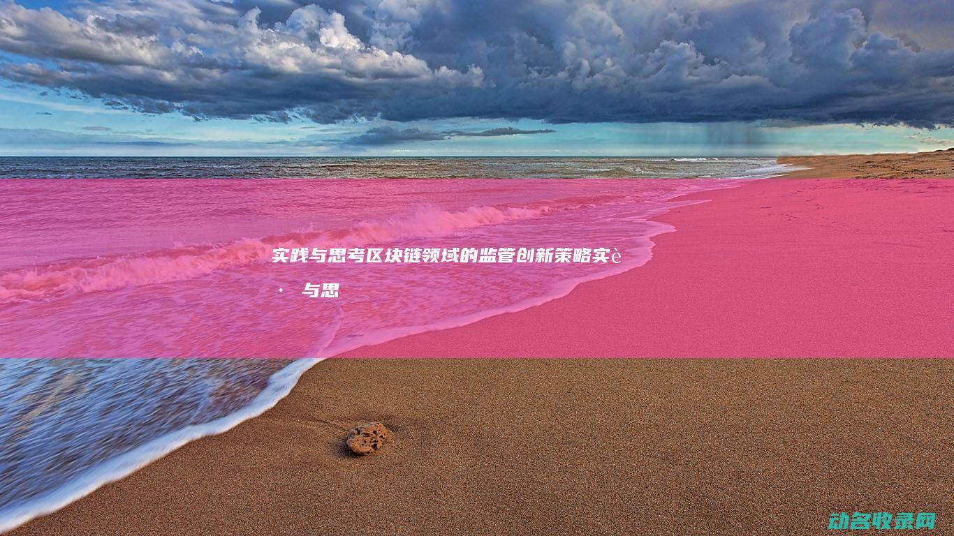 实践与思考 区块链领域的监管创新策略 (实践与思考区别在哪)